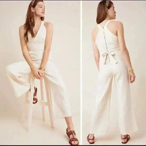 Anthropologie Textured  Jumpsuit - Picture 1 of 4